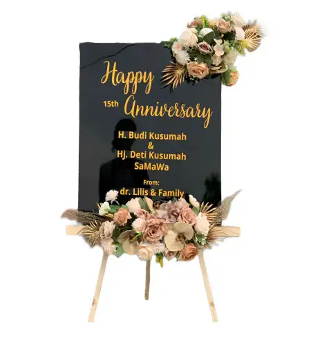 Papan Bunga Akrilik Grebegan